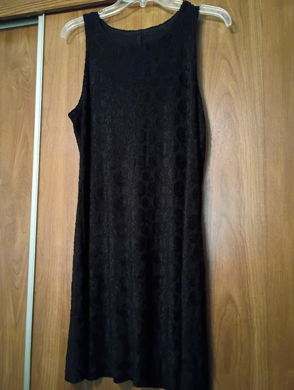 Black Sleeveless A-Line Dress